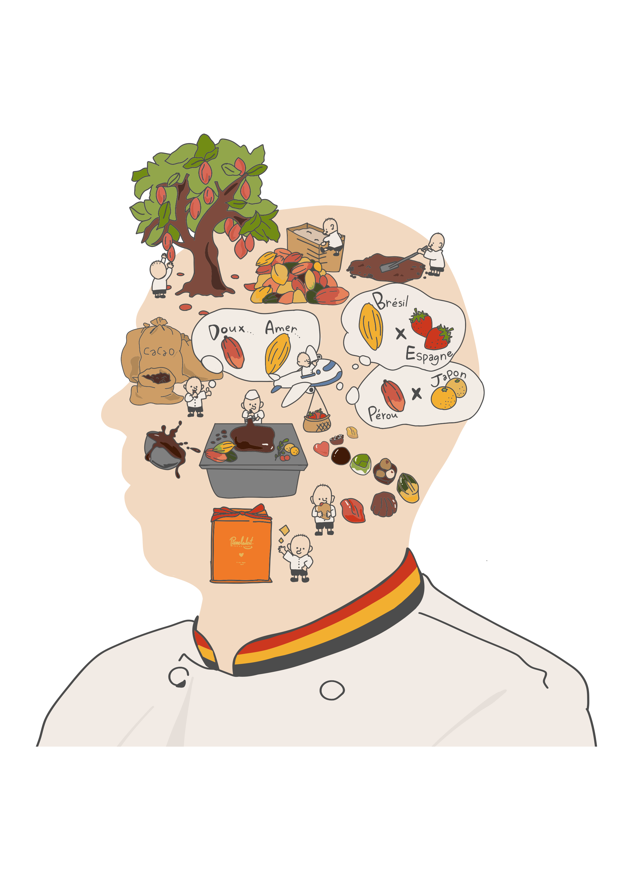 ピエール・ルドン イラスト画像